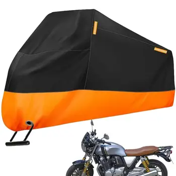 Чехол для мотоцикла, пылезащитный, водонепроницаемый, всесезонный, защита от дождя для скутера Со светоотражающими полосками, чехол из износостойкой ткани
