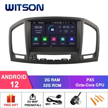 АВТОМОБИЛЬНЫЙ DVD-ПЛЕЕР WITSON Android 12 GPS для Opel Insignia Vauxhall Insignia Buick Regal 2008-2013 автомобильный аудио-радио GPS-плеер