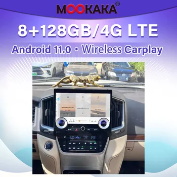 Для Toyota Land Cruiser 200 2016-2021 11,6-дюймовый автомобильный мультимедийный плеер Android 11, автомагнитола, GPS-навигация, аудио Стерео