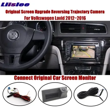 Автомобильная камера заднего вида для VW Lavida (тип 18) 2012-2022 Система MQB MIB Интеллектуальное динамическое изображение Оригинальная парковочная камера на экране