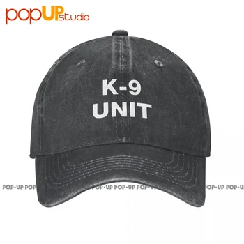 K 9 Unit Poice Duty K9 P-224 Бейсболка из выстиранной джинсовой ткани, шляпы дальнобойщиков, редкие головные уборы