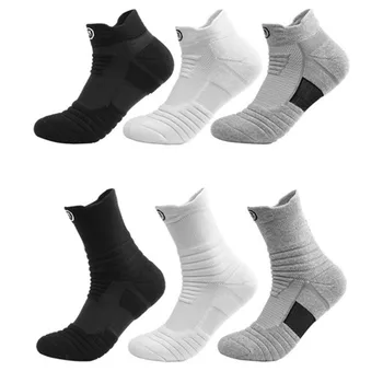 Мужские толстые носки Дышащие, впитывающие пот Носки для бега на открытом воздухе Баскетбольные спортивные носки для фитнеса для мужчин