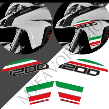 Для Ducati MULTISTRADA 1200 S 1200S, накладки на бак мотоцикла, комплект для подачи газа, мазута, накладки на коленный обтекатель, защитные наклейки на крыло, наклейки