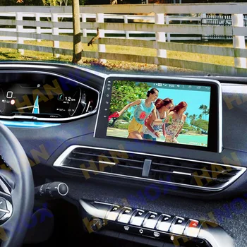 9-дюймовый 2Din Android Автомобильный Радиоприемник Для Peugeot 5008 4008 3008 2017-2023 Авто Мультимедийный Плеер Carplay WIFI FM AM RDS DAB GPS Стерео