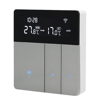 Tuya Wifi Интеллектуальный регулятор температуры Термостат Приложение Пульты дистанционного управления для Alexa Google Home Голосовое управление