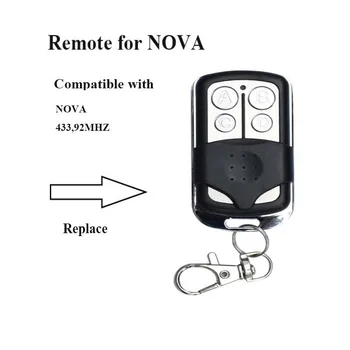 Для NOVA Пульт дистанционного управления 433 МГц Подвижный код открывания гаражных ворот NOVA пульт дистанционного управления передатчиком ворот