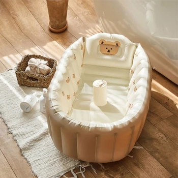 35-дюймовая ванна для детской ванны Ins-Print Детский бассейн Складной Надувной крытый бассейн из ПВХ для ребенка