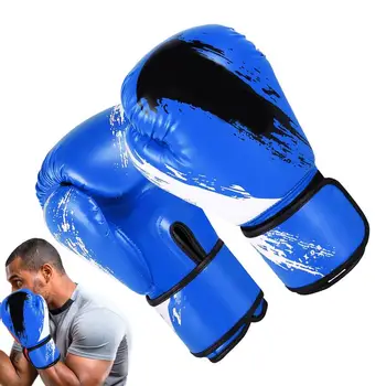 Детские Боксерские Перчатки из искусственной Кожи, Дышащая Боксерская Груша для ММА, Перчатки для кикбоксинга, Каратэ, Муай Тай, Тренировочные Перчатки для тренировок