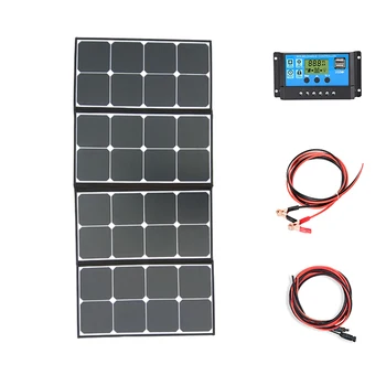 Дешевая цена лучшее складное солнечное зарядное устройство мощностью 100 Вт солнечные элементы 12 вольт 110 Вт складные панели
