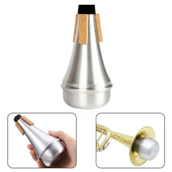 Полезный Совершенно новый прочный инструмент для отключения звука на трубе, начинающий серебряный инструмент для труб, инструмент для защиты от помех, легкий