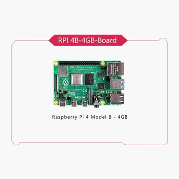 Оригинальный Raspberry Pi 4 Модель B 4B Оперативная память 4 ГБ Ядро 1,5 ГГц 4K Micro HDMI-совместимый Pi4B 3 быстрее, чем Pi 3B + Оригинальный Raspberry