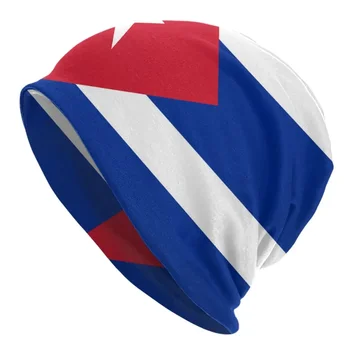 Куба Национальный флаг Кубы, Тюбетейки, шапочки, теплые осенне-зимние уличные кепки, вязаные шапочки-капоты для мужчин, женщин, взрослых