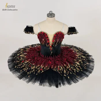 Балетное платье-пачка с блестками 