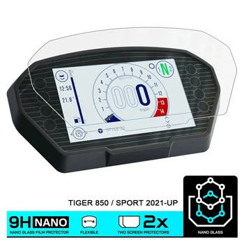 Подходит для TIGER 850 SPORT (2021-) Защитная пленка для экрана приборной панели из нано стекла