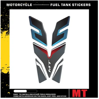 Виниловые наклейки Mt 07, наклейка на бак мотоцикла, полоса логотипа, комплект для Yamaha Mt 07 Mt07 2022 2021 2023