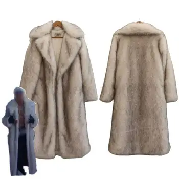 Шерстяной костюм для косплея S-6XL для взрослых мужчин, пальто, длинное пальто, мужская зимняя теплая одежда, наряды на Хэллоуин, карнавальный костюм