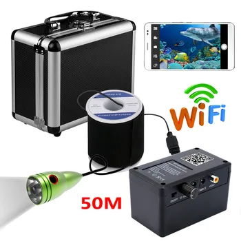 Беспроводная камера для подводной рыбалки HD WiFi 50 м Видеозапись для IOS Приложение для Android Поддерживает запись видео и фотосъемку