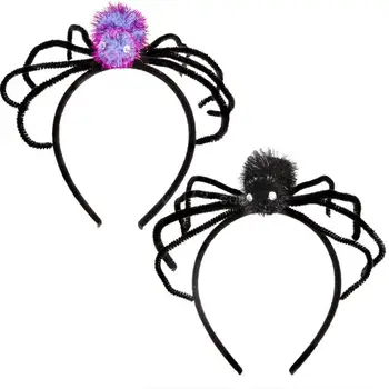 Повязка на голову в форме пауков для взрослых, обруч для волос в СПА-салоне, макияж, фотосессии на Хэллоуин, Карнавалы, Головной убор для вечеринки.