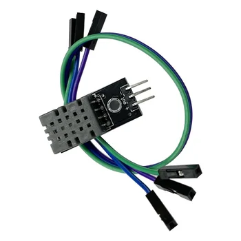 DHT11 Модуль Датчика Температуры и Влажности Цифровой Датчик Температуры и Влажности 3,3 В-5 В с Проводами для Arduino для Raspberry Pi