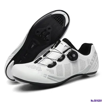 Обувь для скоростного велоспорта, мужская обувь для спорта на открытом воздухе, нескользящая обувь для горных велосипедов по пересеченной местности, женская самоблокирующаяся обувь для шоссейных велосипедов