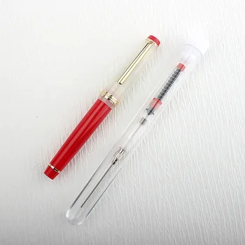 Перьевая ручка Jinhao 82 Transparency Spin Популярная ручка EF F 0,38 мм с ПЕРОМ 0,5 мм для бизнеса, офиса, школьных принадлежностей для письма