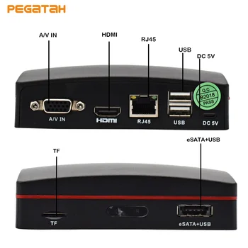 DVR И CCTV И В 1080P CCTV SD-карта AHD CVI TVI Аналоговый 4 в 1 мини-видеорегистратор input4 канала 4 CH поддержка BNC 128 G TF-карта
