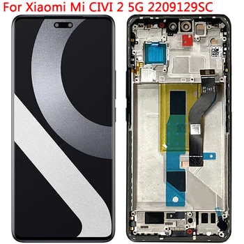 Оригинальный Для Xiaomi Mi CIVI 2 Дисплей ЖК-экран С рамкой 6,55 