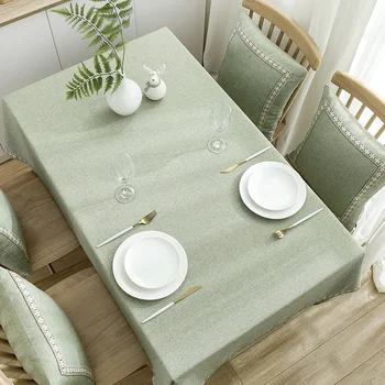Ткань ткань для обеденного стола водонепроницаемая прямоугольная скатерть ткань для чайного столика