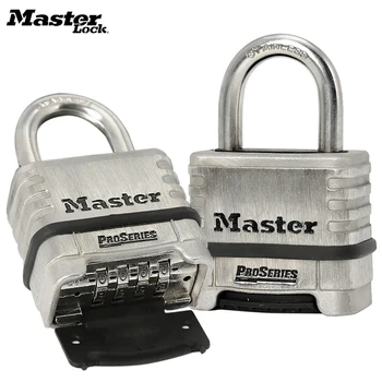 Master Lock 1174 Password Lock ProSeries, Противоугонный Водонепроницаемый замок из нержавеющей стали, Домашний кодовый замок для общежития, открытый кодовый замок