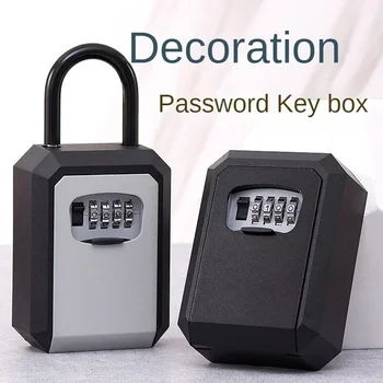 Коробка с замком для ключей с паролем ключ для украшения строительной площадки B & B навесной замок подвесного типа без установки перил коробка с замком с паролем