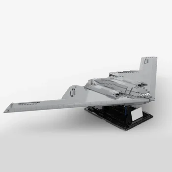 BuildMoc Medium Hawk Northrop Grumman B-2 Spirit Бомбардировщик-Истребитель Строительные Блоки Транспортный Самолет Самолет Кирпич Детские Игрушки