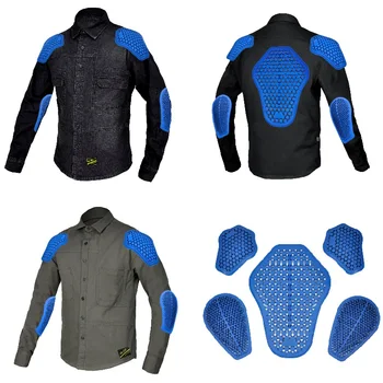 Мотоциклетная куртка, костюм для верховой езды, Ветрозащитный ремень, Повседневная верхняя одежда, мужские брюки на четыре сезона, Гоночная броня