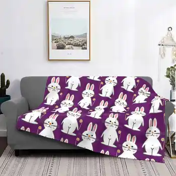Одеяло для кролика Мягкое теплое переносное одеяло для путешествий Bunny Rabbit Smart Cute Sweet