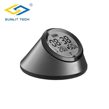 Туя ZigBee беспроводной часы, температура, датчик влажности аккумуляторные домашней автоматизации аксессуар для мобильных устройств домашней системы приложения Smart 