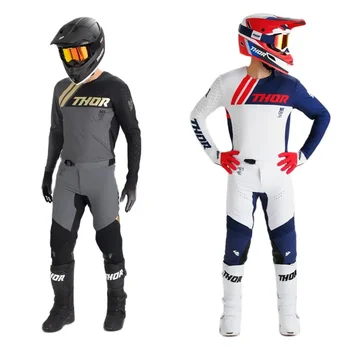 Весенний комплект из джерси Prime Pro для бездорожья 2023 года, одежда для мотогонок, брюки для мотокросса MX Racing, комплект Moto Gear B