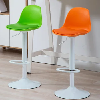 Табурет для ног, стиль барного стула, современный и минималистичный стул для стойки регистрации, приподнятый стул, бытовой высокий табурет, барный стул, спинка, fa