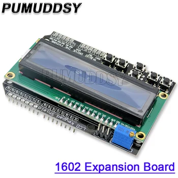 ЖК-Модуль LCD1602 1602 Синий/Желто-Зеленый Экран 16x2 Символьный ЖК-дисплей PCF8574T PCF8574 IIC I2C Интерфейс 5V Для Arduino