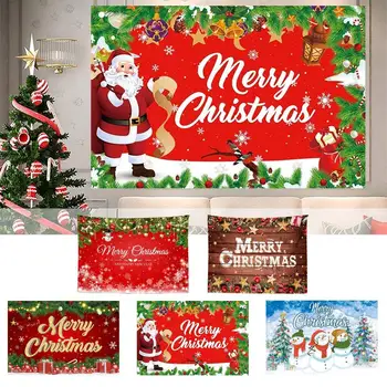 2023 Рождественская Елка, Гобелен, Рождественский подарок, Камин, Рождественское украшение Фермерского дома, Кухонное настенное одеяло Feliz Navidad