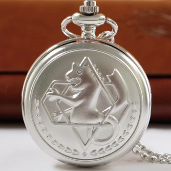 Серебристо-белые винтажные карманные часы, Кварцевое Темпераментное Изысканное ожерелье, Простой подарок для мужчин и женщин