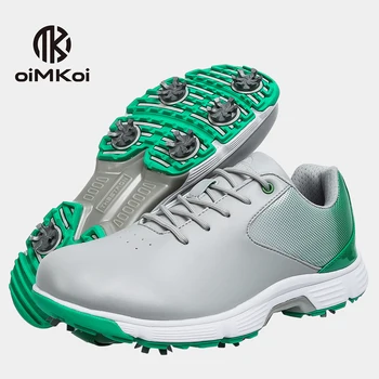 OIMKOI Premium Gentleman Pro 2.0 (с шипами) Обувь для гольфа, профессиональные тренировочные кроссовки