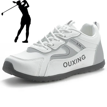 Новые весенние туфли для гольфа 2024 года, классическая уличная удобная обувь для ходьбы, классические женские кроссовки для медленного бега
