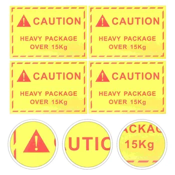 100шт Этикетки для тяжелых предметов Клейкие Предупреждающие Наклейки Этикетки для специальной обработки и доставки