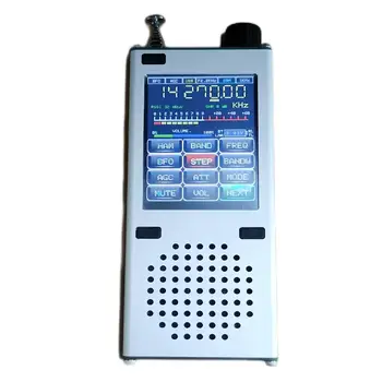 Новый ATS120 SI4732 ESP32 Bluetooth SSB FM RDS 64-108 МГц AM LSB USB All Band радиоприемник + 2,4-дюймовый Сенсорный ЖК-дисплей