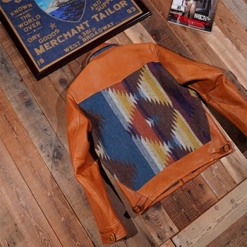 LKD588 Супер Высококачественная Куртка из Мягкой Кожи толщиной 1,5 мм, Облегающая Верхняя Одежда Из Натуральной кожи Американского Оленя Rider Jacket