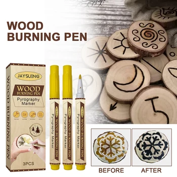 Детский набор ручек для выжигания по дереву, персонализированная ручка для рисования по дереву своими руками для помещений