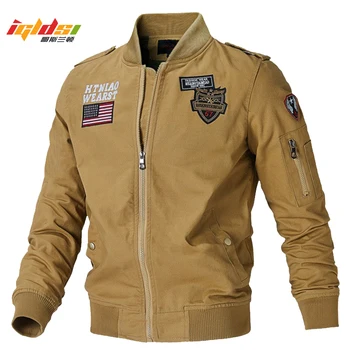 Куртка пилота тактического бомбардировщика США, мужская зимняя армейская мотоциклетная куртка, мужская осенняя грузовая верхняя одежда, пальто пилота ВВС