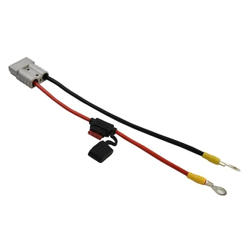 Комплект кабелей для зарядки аккумулятора с разъемом M8 длительного действия, подходит для электромобилей и источников питания.