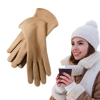 Ветрозащитные Перчатки Водонепроницаемые теплые Толстые перчатки с сенсорным экраном Зимние перчатки Теплые зимние перчатки Зимние перчатки для езды на велосипеде