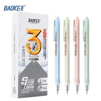 BAOKE PC1931 Выдвижная Треугольная Гелевая ручка 0,5 мм 12шт