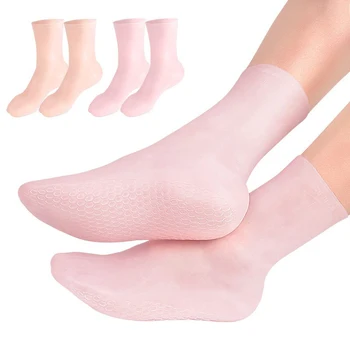 1 пара носков С сотовой подошвой для амортизации и защиты ног Пляжные носки для мужчин и женщин Высокоэластичные Питательные для кожи Носки